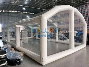 Lều bong bóng khí có mái che hồ bơi